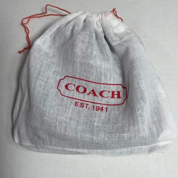 BNWT  Coach silk/nylon blend black/silver scarf PRICE FIRM - Picture 8 of 9